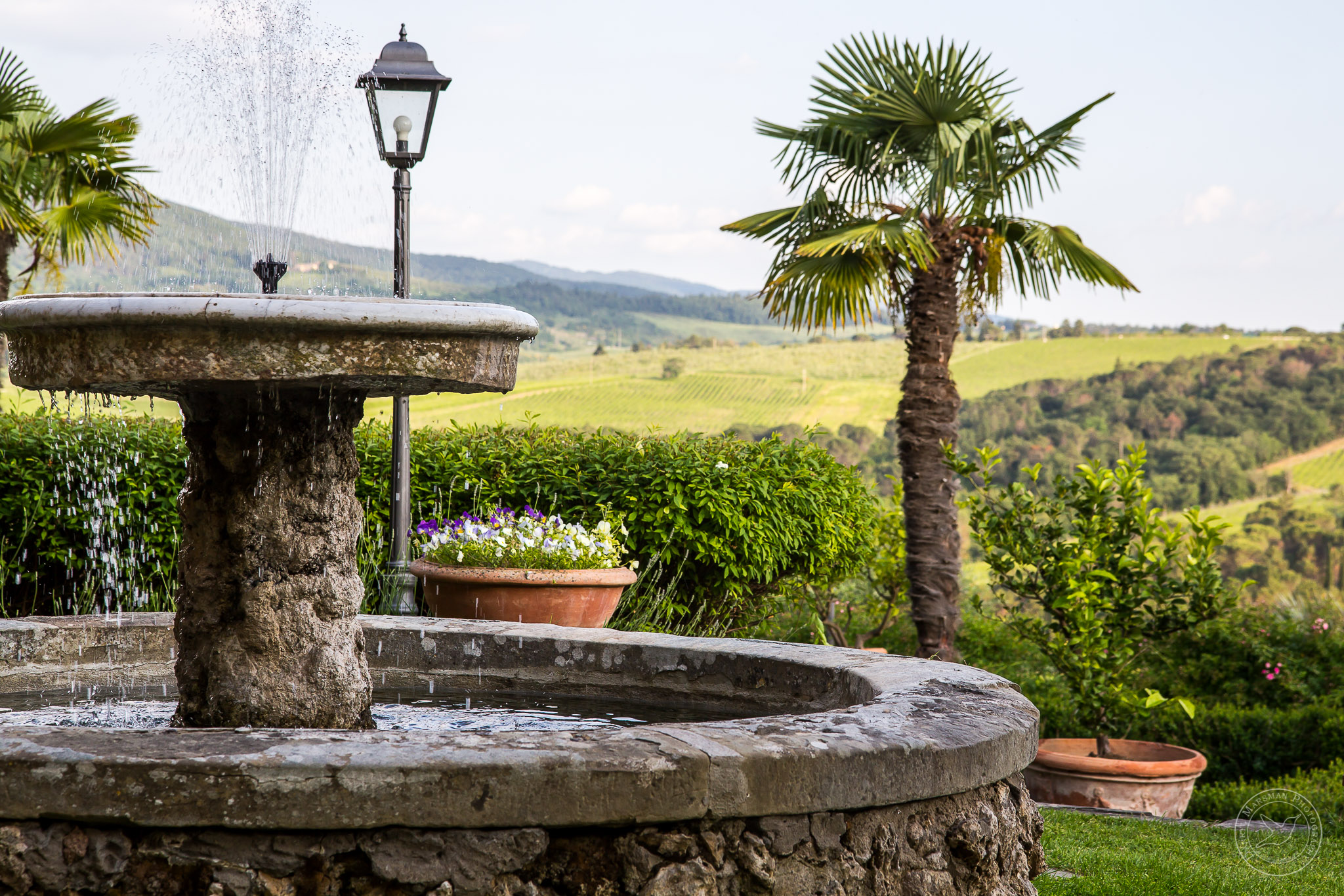 Fountain with a view